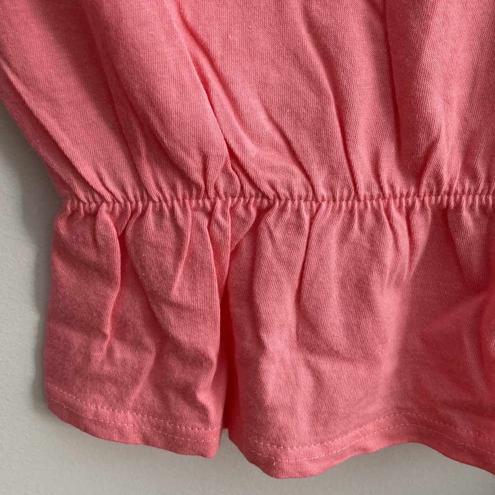 Dorothy Perkins, Pink Lace Flower Top, XS/2 - Picture 3 of 6